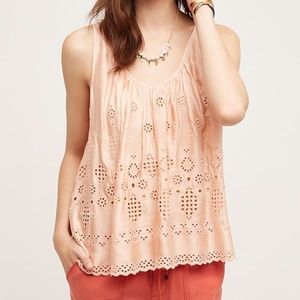 Anthropologie Vanessa Virginia Embroidered Top 0